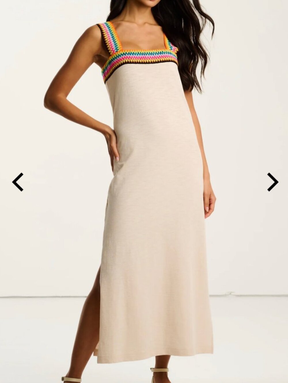 Lisa Todd Love Bond Cotton Dress in Crystal Sand